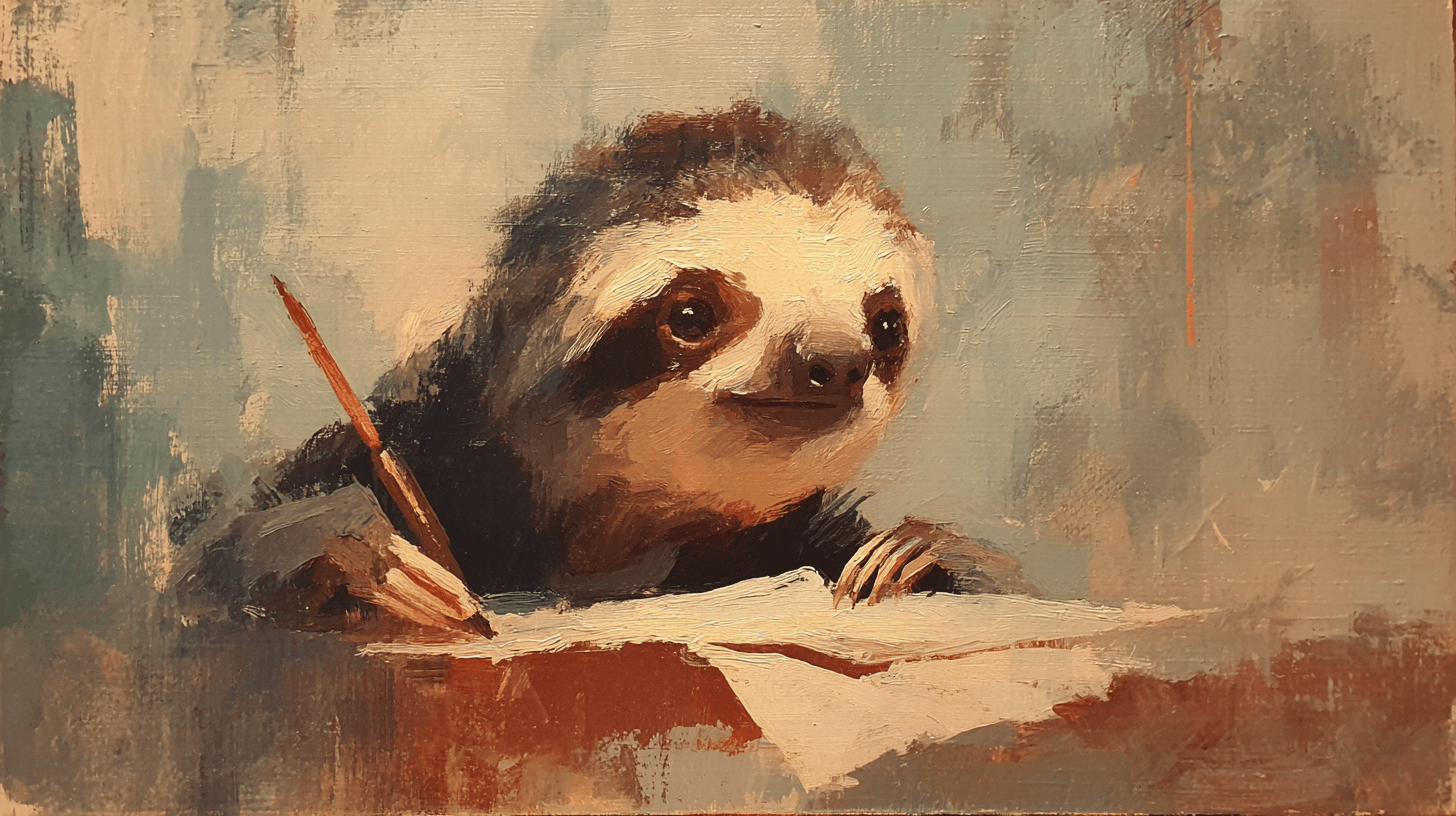 loop_on_a_painting_of_a_cute_Sloths_is_writting_57aa46a5-0667-48ab-8f84-708ca1f852d6.png