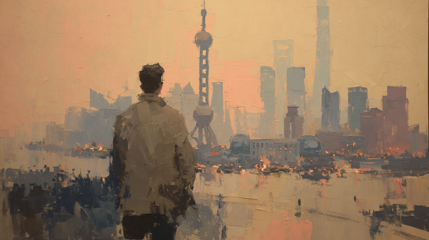 loop_on_a_painting_of_a_man_back_view_Shanghai_Oriental_Pearl_T_99cab9a8-b029-438a-a4d4-4464bfab03cb.png