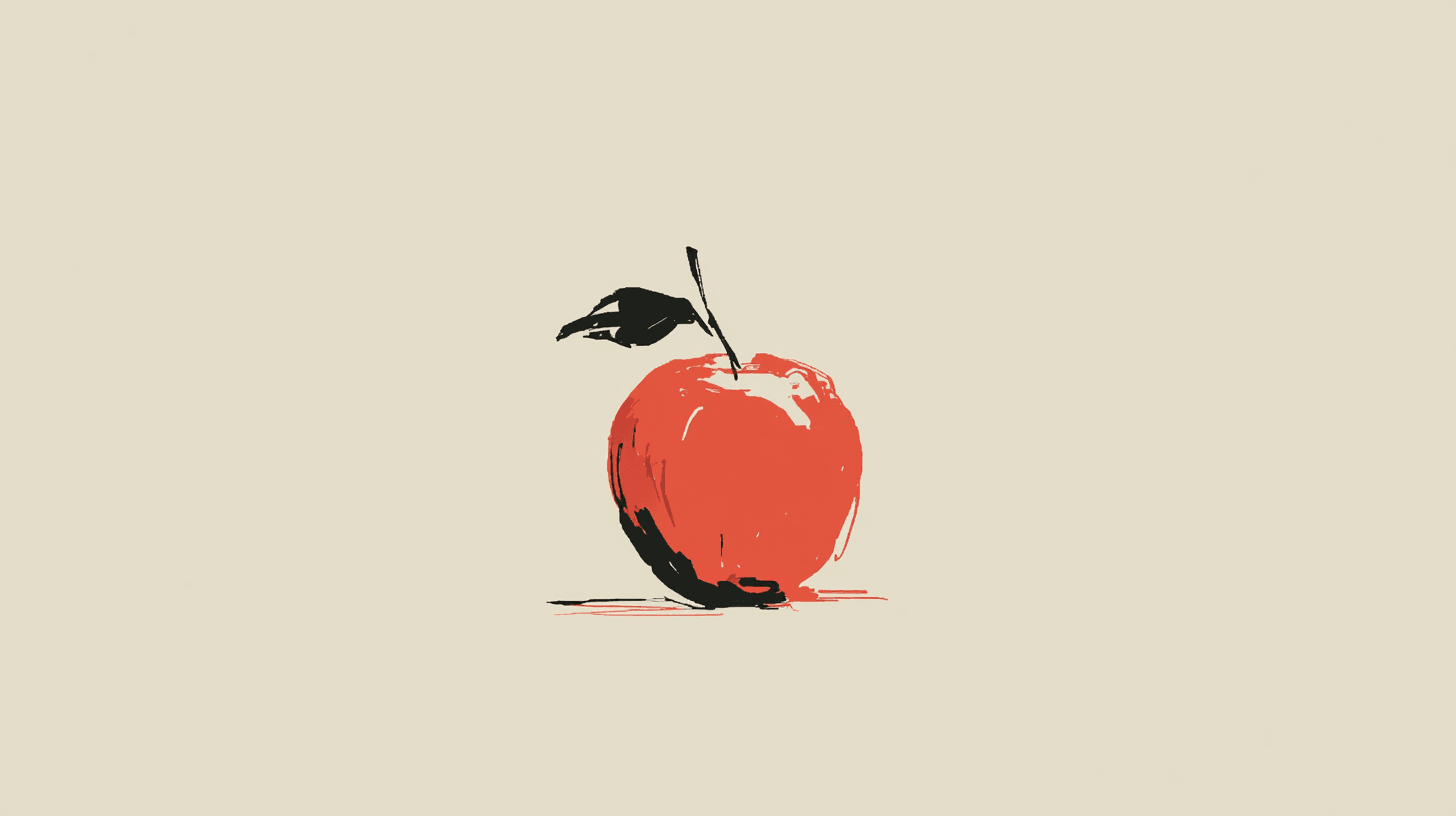 loop_on_a_red_apple_minimalist_art_8ce39b2e-7bf5-4187-92cb-98950d95ab7f.png