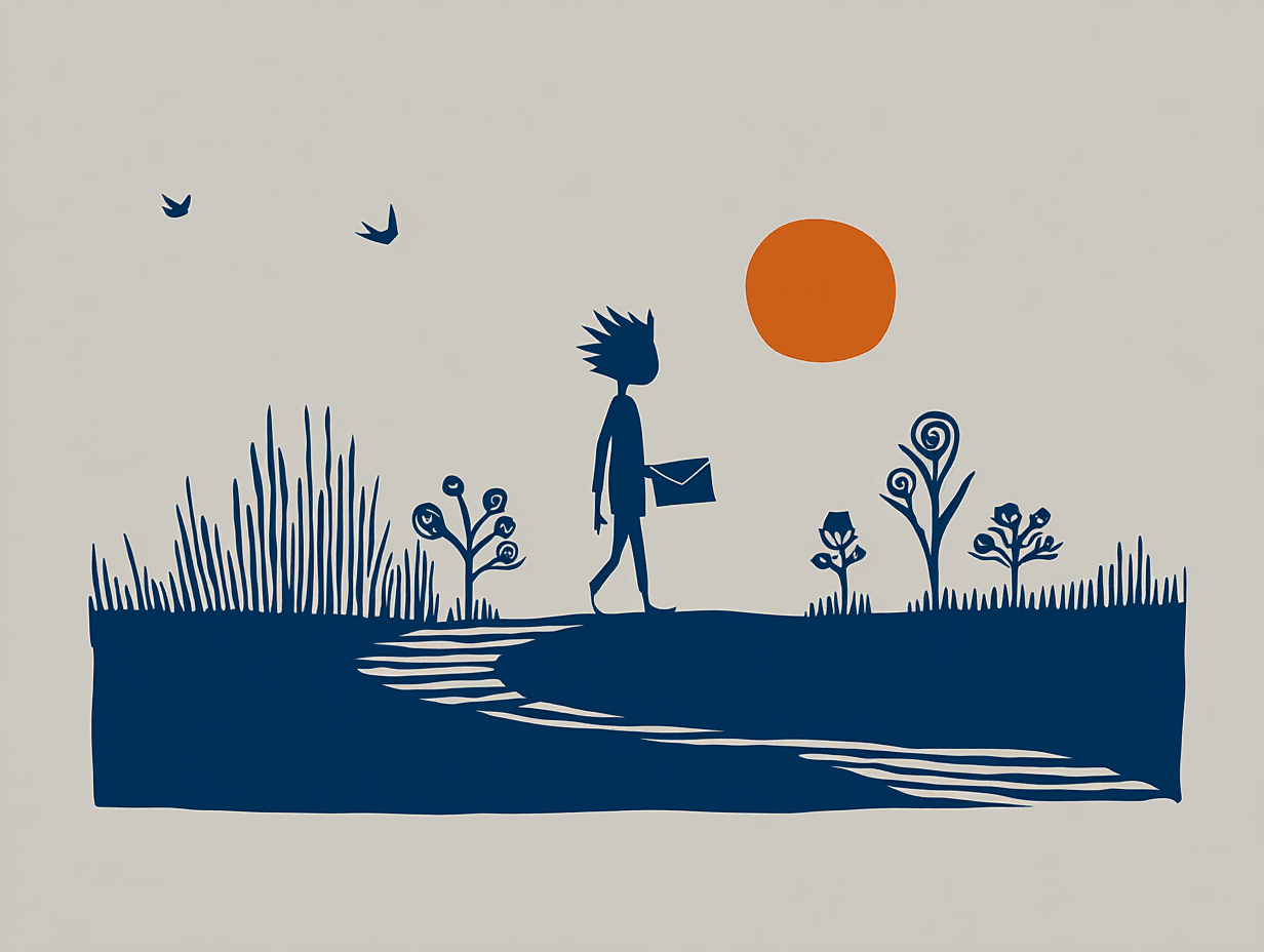 loop_on_a_little_boy_walking_with_a_letter_at_sunrise_c976e776-4f7f-4025-af11-8e9f8188e9f0.png