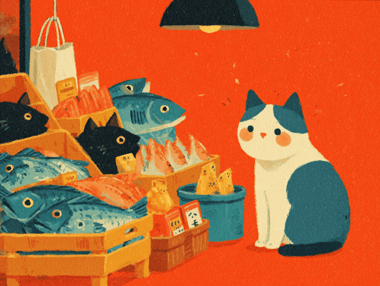 loop_on_A_cat_is_selling_fish_at_the_market_feeling_quite_hesit_bf8c5707-42bd-403a-9a6a-57db13ea1244.png