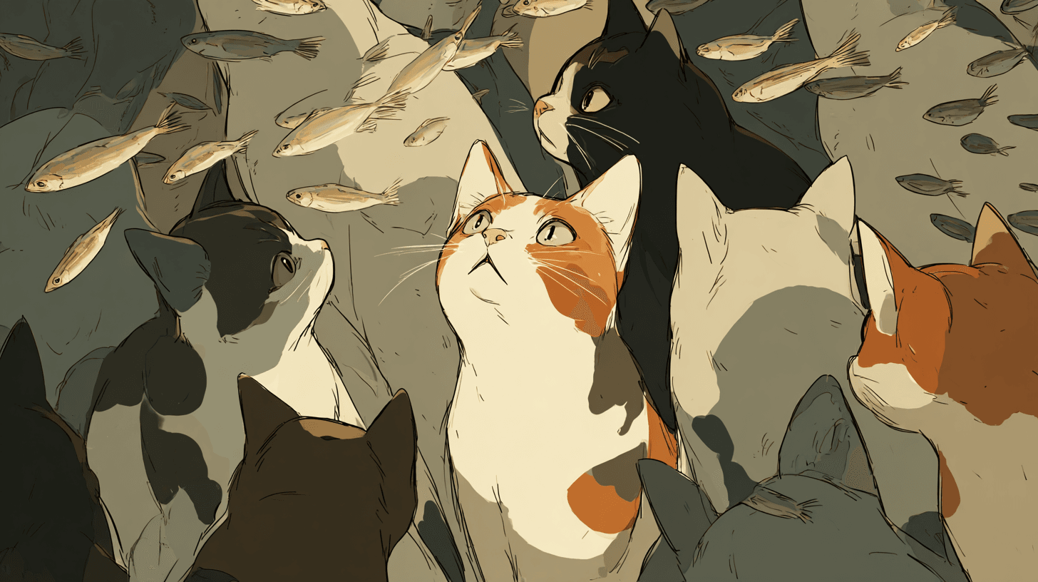loop_on_many_cat_is_carefully_eating_fish._c8c9d7ca-983c-4b71-bf3d-d4a3efee856e.png