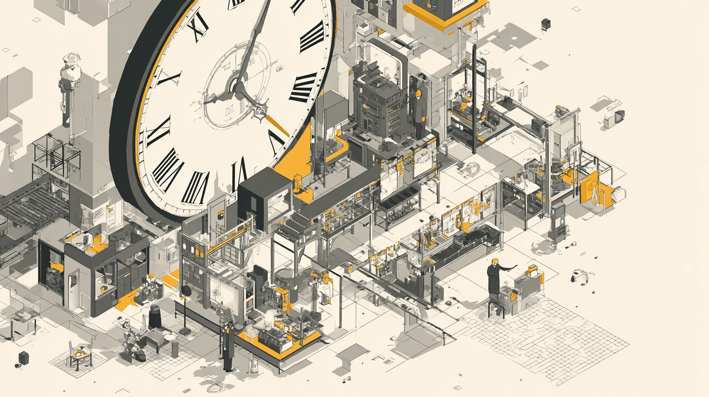 loop_on_3D_isometric_view_A_clock_assembly_line_factory_with_a__4d4afeb2-8afe-4d11-8726-34705b173090.png