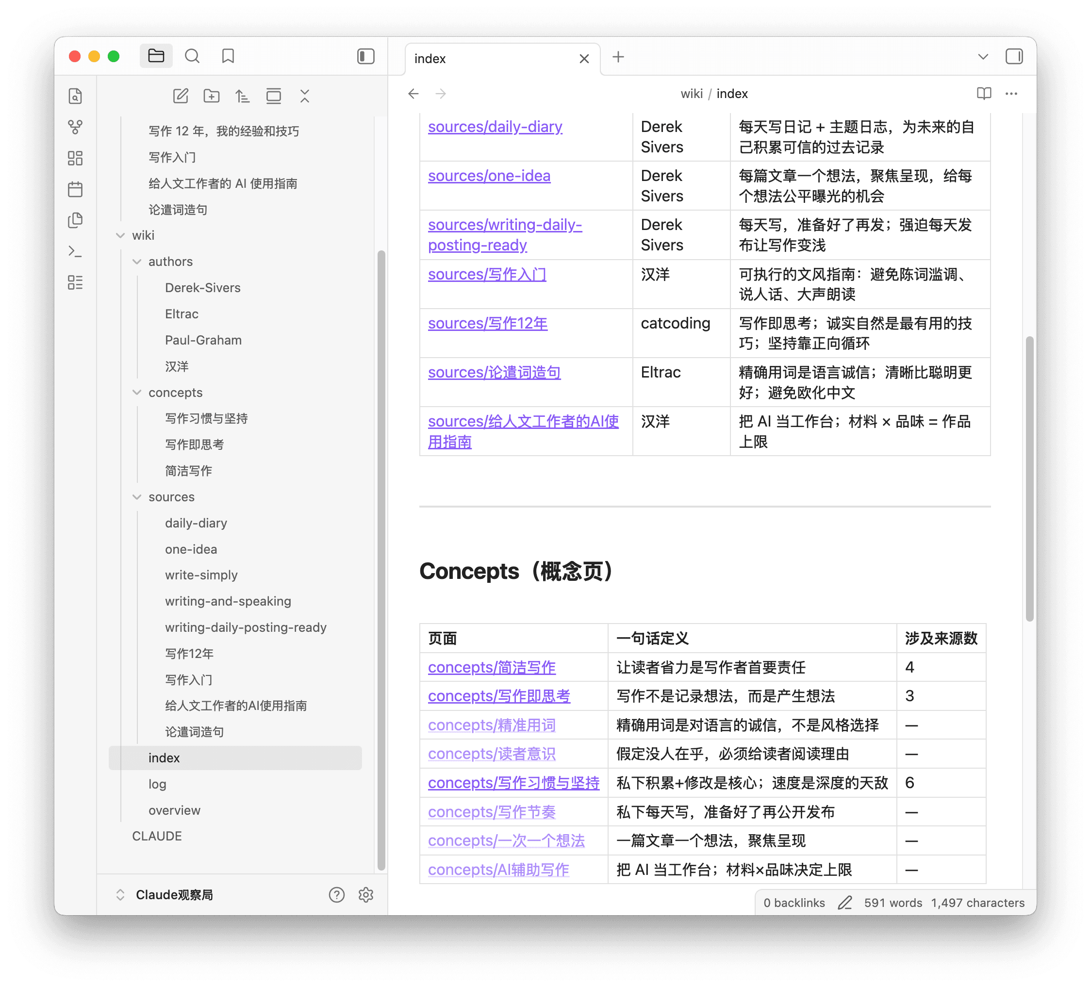 index 索引页