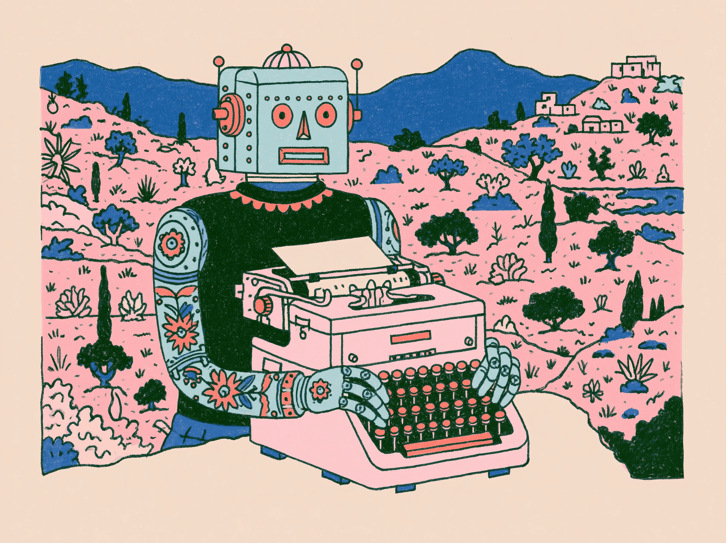 loop_on_hand_drawn_illustration_of_a_robot_use_a_typewriter_g_ee56d7a8-1e6f-4d15-88d8-e477225bfe58_2.png