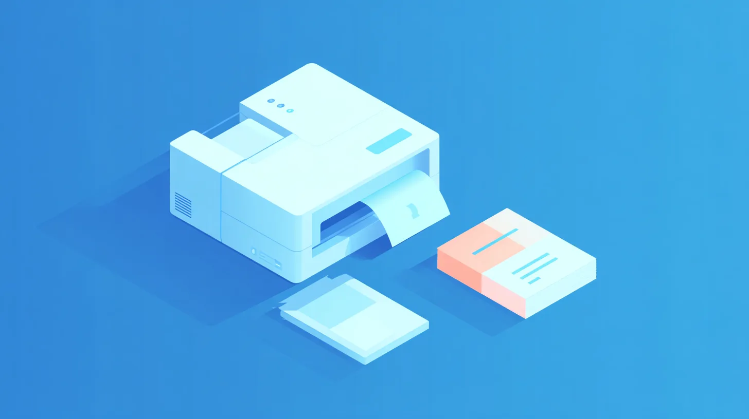 loop_on_3D_isometric_view_of_a_printer_and_a_thin_paper_booklet_22382e9f-7905-4279-9975-be5c93239f98.png